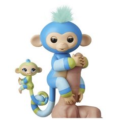 Интерактивная игрушка робот WowWee Fingerlings Ручная обезьянка с малышом Билли с малышом