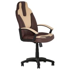 Компьютерное кресло TetChair Нео 2, обивка: искусственная кожа, цвет: коричневый/бежевый