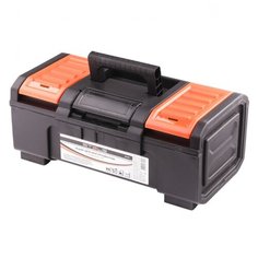 Ящик с органайзером Stels 90761 39x22x16.2 см 16 черный/оранжевый