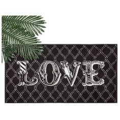 Этель Полотенце Любовь банное 50х90 см черный