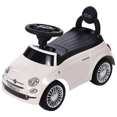 Каталка-толокар Baby Care Fiat 500 (620) со звуковыми эффектами белый