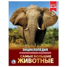 Энциклопедия с развивающими заданиями. Самые большие животные Умка