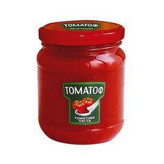 Томатоф Томатная паста, стеклянная банка 1000 г