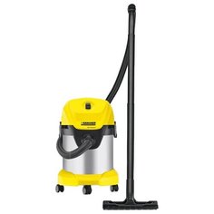 Профессиональный пылесос KARCHER WD 3 Premium 1000 Вт желтый