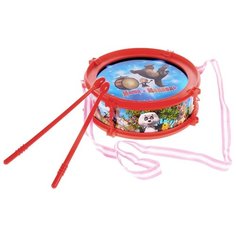 Играем вместе барабан Маша и Медведь (свет) B672011-R2 красный/синий
