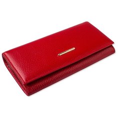 Портмоне Dimanche 901, натуральная кожа алый
