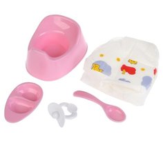 Набор для кормления Карапуз Набор для пупса 5 предметов B1716195-RU розовый