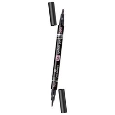 Essence Подводка для глаз Eyeliner Pen 2 in 1, оттенок черный