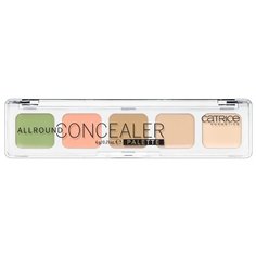 CATRICE Консилер Allround Concealer, оттенок 010 3 бежевых+розовый+зеленый