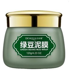 BioAqua Противовоспалительная очищающая маска с вулканической грязью и бобами, 120 г