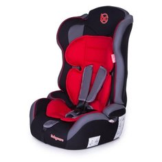 Автокресло группа 1/2/3 (9-36 кг) Baby Care Upiter Plus, черный/красный
