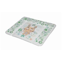 Пеленальный матрас Babycare 82 х 73 Funny Bunny, green