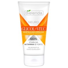 Bielenda отшелушивающая эмульсия для умывания лица Neuro Glicol + Vit. C, 150 мл