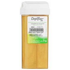Depilflax Воск с радужными пигментами "Золото" в картридже 110 г