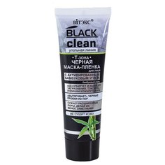 Витэкс Black Clean маска-пленка с активированным бамбуковым углем Т-зона, 75 мл Viteks