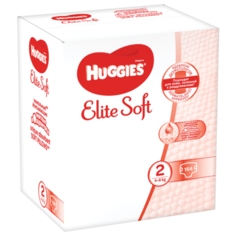 Huggies подгузники Elite Soft 2 (4-6 кг), 164 шт