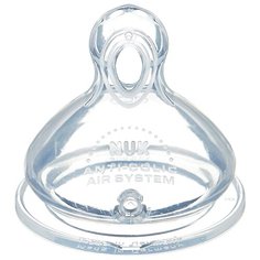Соска NUK First Choice Plus силиконовая L для густых жидкостей 0м+ 1шт.