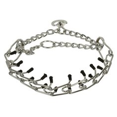 Строгий ошейник Пижон 2174380, 45 см серебристый