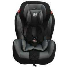 Автокресло группа 1/2/3 (9-36 кг) LiTTLE KiNG BQ-06 Isofix, черный меланж
