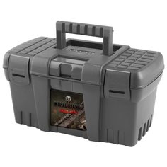 Ящик BLOCKER World of Tanks BR5011 38x21x19.5 см 15 серо-свинцовый