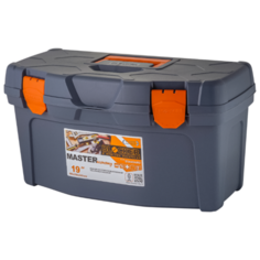Ящик BLOCKER Master Economy BR6003 48.6x25.6x26 см 19 серо-свинцовый/оранжевый