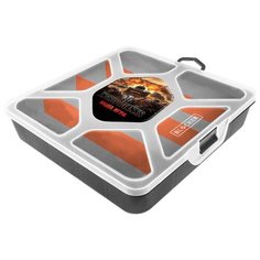 Органайзер BLOCKER World of Tanks BR5005 20x20x4.5 см 8 серо-свинцовый/оранжевый