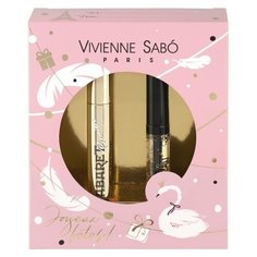 Vivienne Sabo Набор: Тушь для ресниц Cabaret premiere тон 01, гель для бровей Fixateur