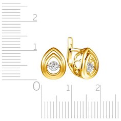 Бронницкий Ювелир Серьги из желтого золота RD56319317000