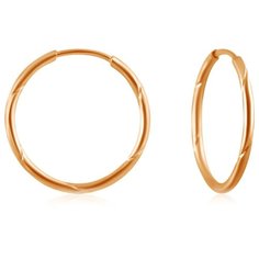 Бронницкий Ювелир Серьги из красного золота 16020424000