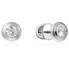 Бронницкий Ювелир Серьги из белого золота 66319615000