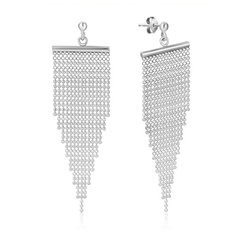 Бронницкий Ювелир Серьги из серебра NP-OR015-Rd