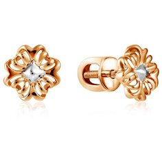 Бронницкий Ювелир Серьги из красного золота 26610234000