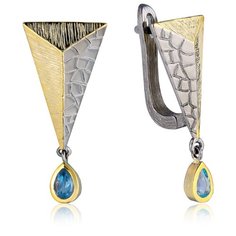 Бронницкий Ювелир Серьги из серебра SZ661R015000