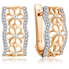 Бронницкий Ювелир Серьги из красного золота Э2972-01С116598