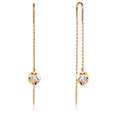 Бронницкий Ювелир Серьги из красного золота 16301786000