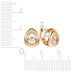 Бронницкий Ювелир Серьги из красного золота RD16319018000