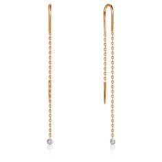 Бронницкий Ювелир Серьги из красного золота 16319671000