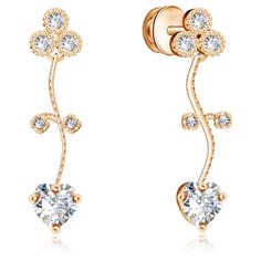 Бронницкий Ювелир Серьги из красного золота 16611360000