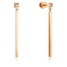 Бронницкий Ювелир Серьги из красного золота 16519019000