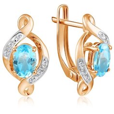 Бронницкий Ювелир Серьги из красного золота E01-D-69025E001-R17