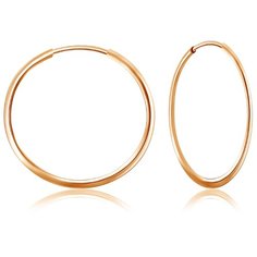 Бронницкий Ювелир Серьги из красного золота 16020416000