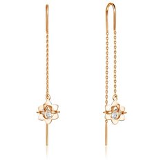 Бронницкий Ювелир Серьги из красного золота 16301787000