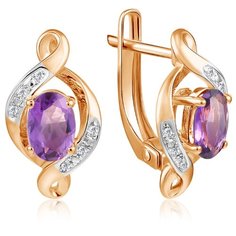 Бронницкий Ювелир Серьги из красного золота E01-D-69025E002-R17