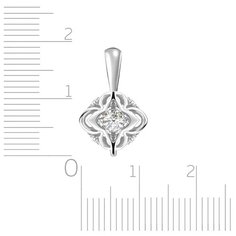 Бронницкий Ювелир Подвеска из белого золота RD67319371000