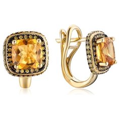 Бронницкий Ювелир Серьги из желтого золота D0001795306000