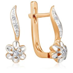 Бронницкий Ювелир Серьги из золота E01-D-1983125CQXD-R1