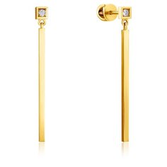 Бронницкий Ювелир Серьги из желтого золота 56519019000