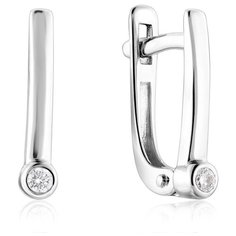 Бронницкий Ювелир Серьги из белого золота 22922-200