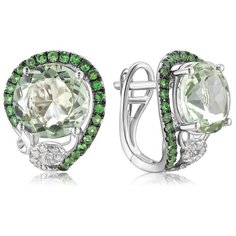 Бронницкий Ювелир Серьги из белого золота D0001806306000