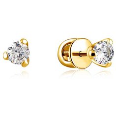 Бронницкий Ювелир Серьги из желтого золота 56319603000